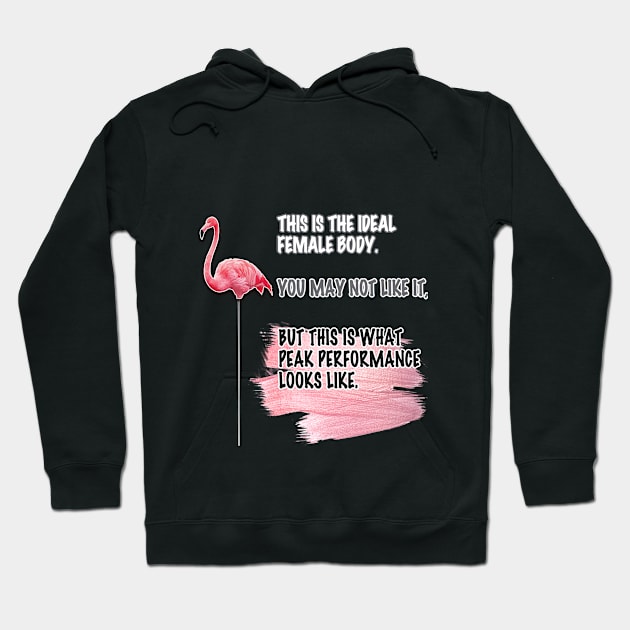 Flamingo Hoodie by Fitsmart